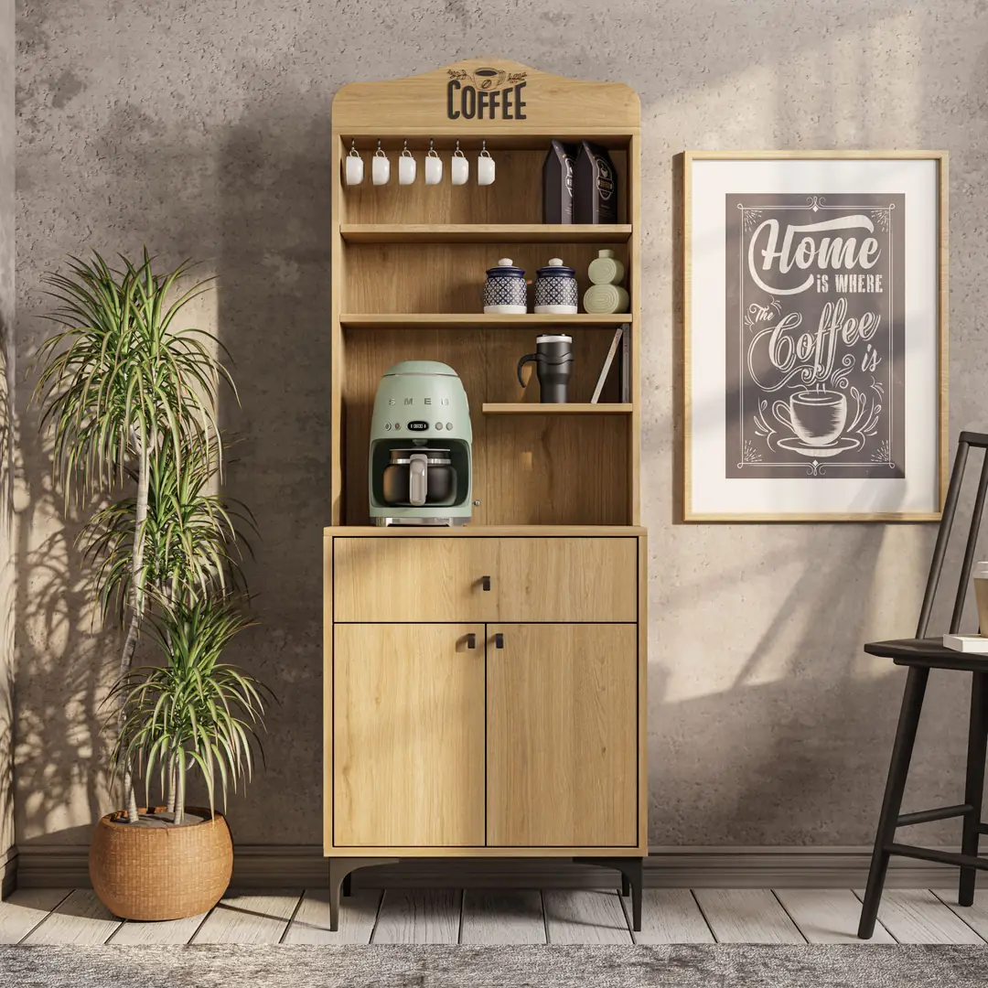 Έπιπλο Coffe Bar, Siesta 5202, 176x35x69 ,All4home